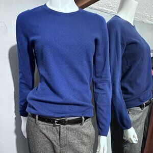 Falconeri Cashmere Sweater Size Medium Cobalt Blue Made in Italy